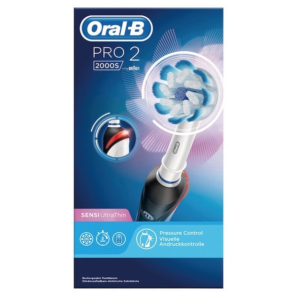 Grâce à une remise fidélité, la brosse à dents électrique Oral-B Pro 2 est à 17,70 € chez Carrefour