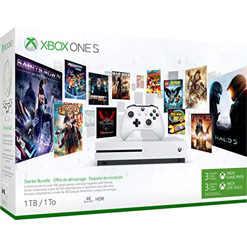 Votre Xbox One S 1 To avec 3 mois de Live Gold et de Game Pass à 179 € sur Amazon