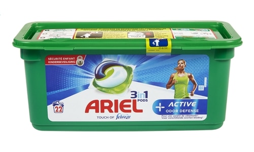 Lessive en capsules Ariel 3en1 Pods (27 lavages) à 3,99 € via remise fidélité