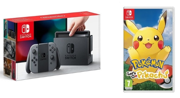 Pack Nintendo Switch + jeu Pokémon Let’s Go Pikachu à 276,39 € sur Cdiscount à volonté