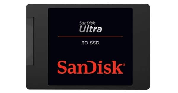 Disque dur SSD 1 To SanDisk Sata III Ultra 3D à 99,99 € sur Amazon pour les Prime Days