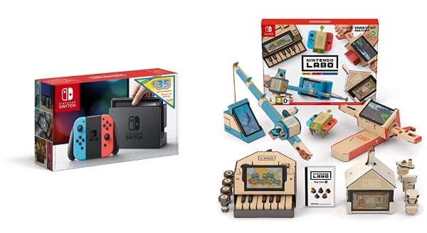 Nintendo Switch + Kit Labo + 35 € sur l’eShop à 299,99 € pour le Prime Day Amazon