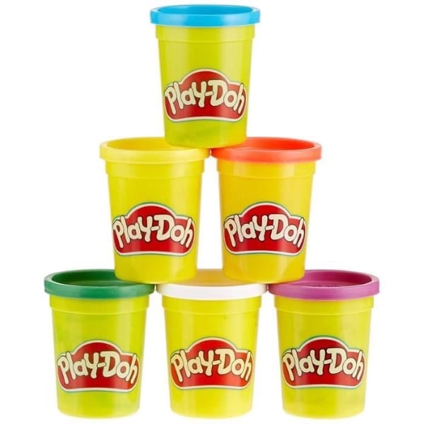 Lot de 6 pots de pâte à modeler Play-Doh à 2,59 € chez Cdiscount