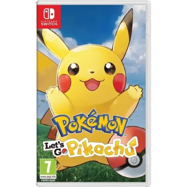 Jeu Pokémon Let’s Go Pikachu à 24 € sur Cdiscount