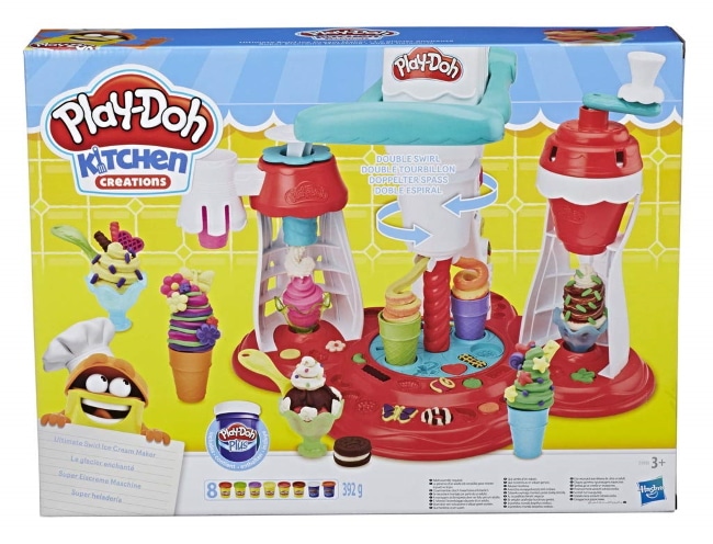 Pâte à modeler Play-Doh Le Glacier Enchanté à 12,99 € chez Auchan