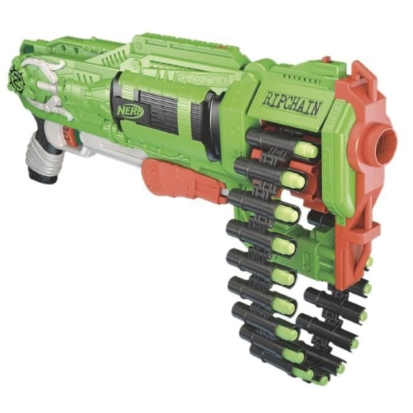 Pistolet Nerf Zombie Ripchain avec fléchettes en mousse à 19,99 € sur Cdiscount