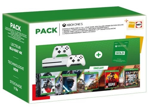 Pack Xbox One S pas cher à la Fnac