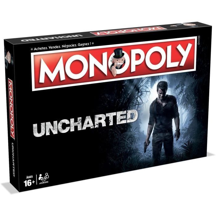 Jeu de société Monopoly Uncharted à 13,99 € sur Cdiscount