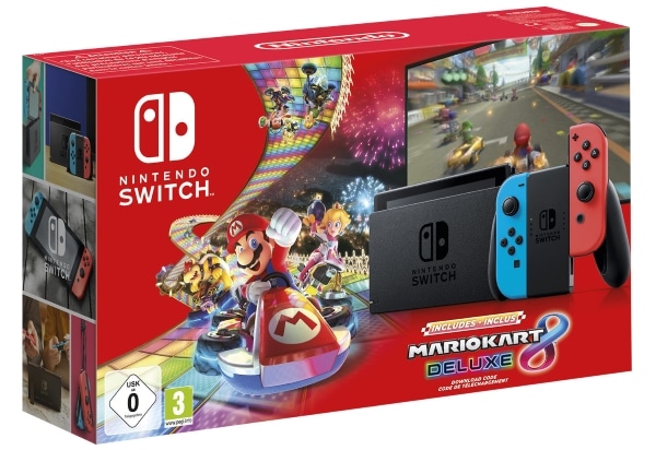La Nintendo Switch et Mario Kart 8 Deluxe à moins de 300 €