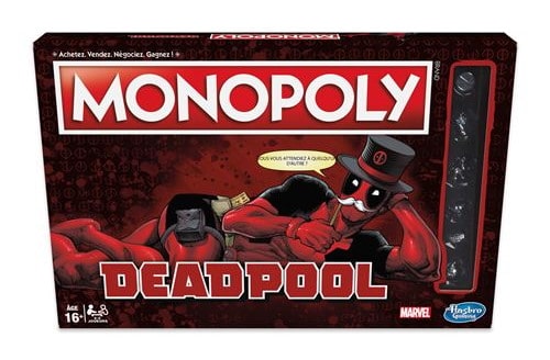 Jeu de société Monopoly Hasbro Deadpool à 11,39 € sur le site de la FNAC