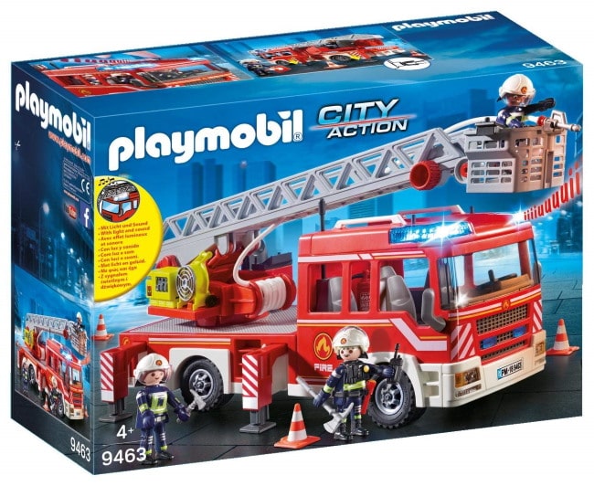 Camion de pompiers avec échelle pivotante Playmobil à 28,79 € à la FNAC