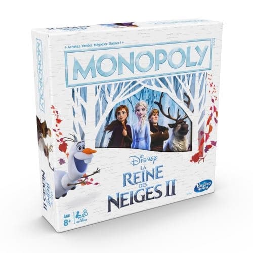 Jeu Monopoly Disney La Reine des Neiges 2 à 9,99 € sur la Fnac