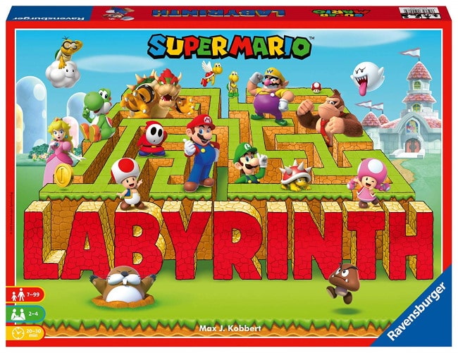 Le jeu de société Labyrinthe Super Mario Ravensburger à 11,45€ avec la carte Intermarché