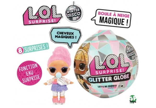 La boule L.O.L Surprise Glitter Globe à 5,97 € avec la carte Intermarché