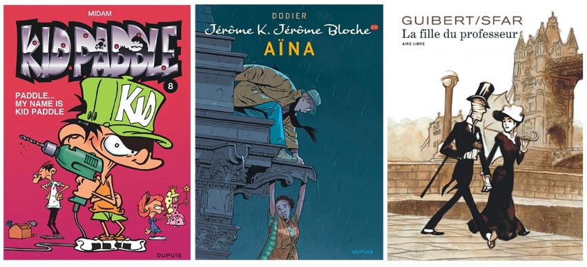 3 bandes dessinées à lire gratuitement sur le site des Éditions Dupuis