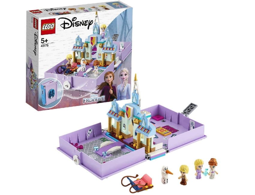 Le livre LEGO des nouvelles aventures d’Elsa et Anna de La Reine des Neiges 2 à moitié prix chez Intermarché