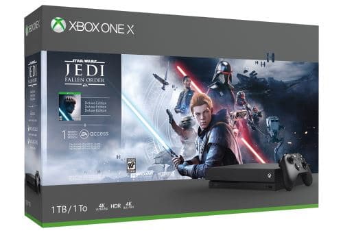 Pack Xbox One X 1 To + Star Wars Jedi Fallen Order à 249 € sur la Fnac