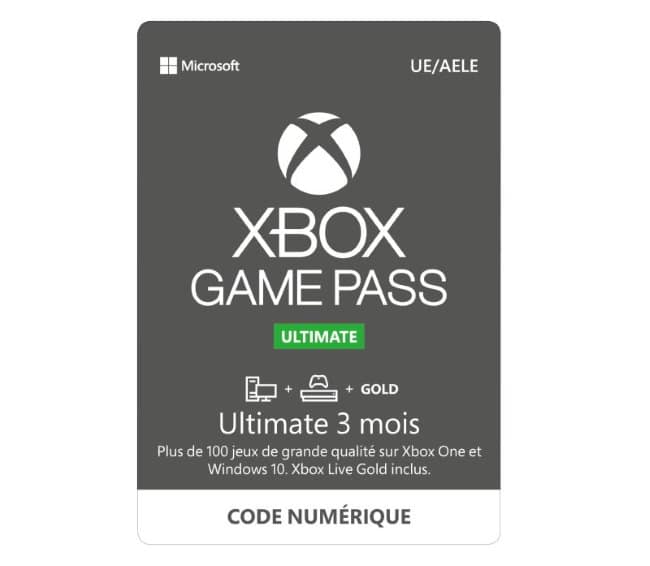 6 mois d’abonnement Xbox Game Pass Ultimate au prix de 3 sur le site de la FNAC