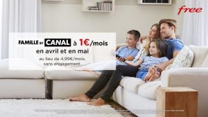 Pack Famille by CANAL à 1 € par mois pour les abonnés Freebox TV