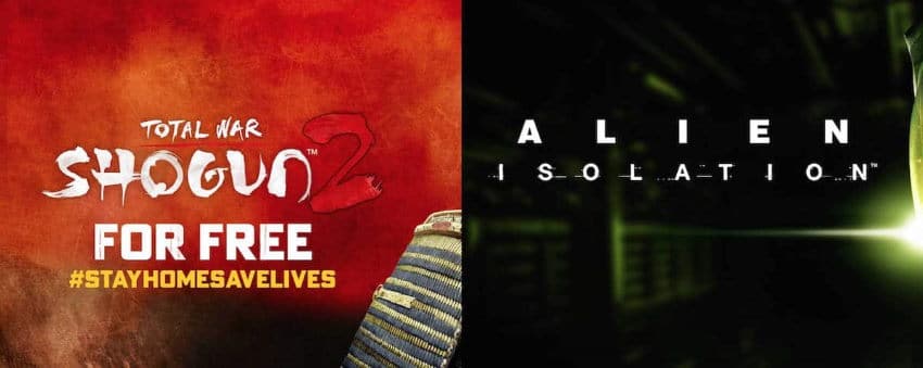 Total War Shogun 2 gratuit et Alien Isolation à 1,85€ sur Steam