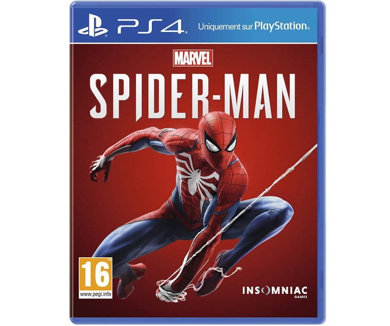 Jeu Marvel’s Spider-man PS4 à 18,53 € sur Amazon