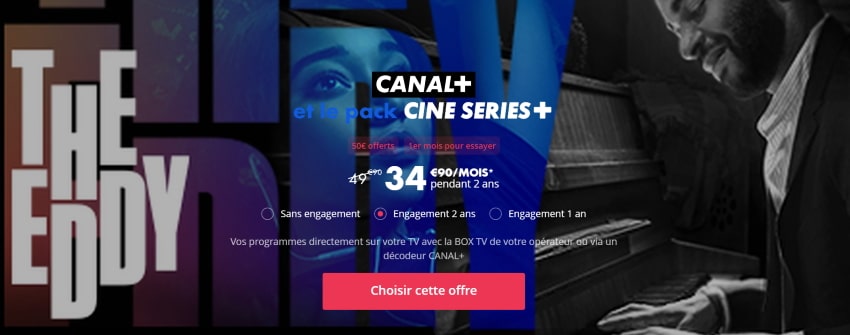 Canal+ propose de nouveau un pack CANL+ et CINE SERIES+ à petit prix