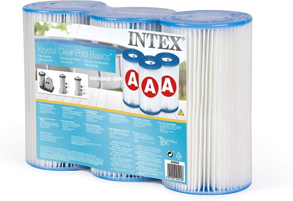 Lot de 3 cartouches de filtration Intex modèle A à 7,99 € sur Amazon