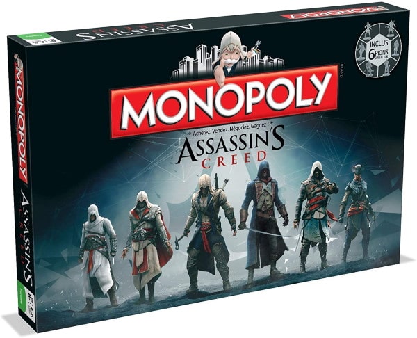 Jeu Monopoly Assassin’s Creed à 17,99 € sur Amazon