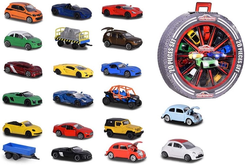 Set de 20 voitures miniatures Majorette à 18,50 € sur Amazon