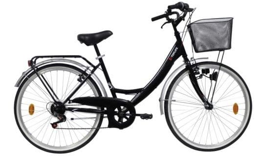 Vélo de ville 26 pouces Toplife à 109 € chez Carrefour
