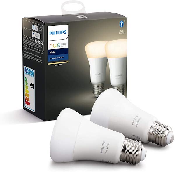 Pack de 2 ampoules connectées Philips Hue à 21,44 € sur Amazon