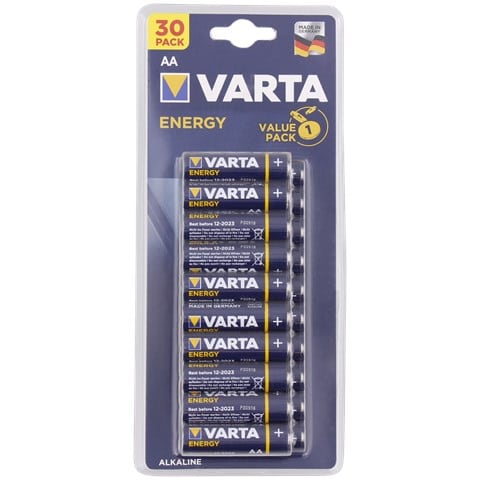 30 piles AA Varta à 5,44 € chez Action