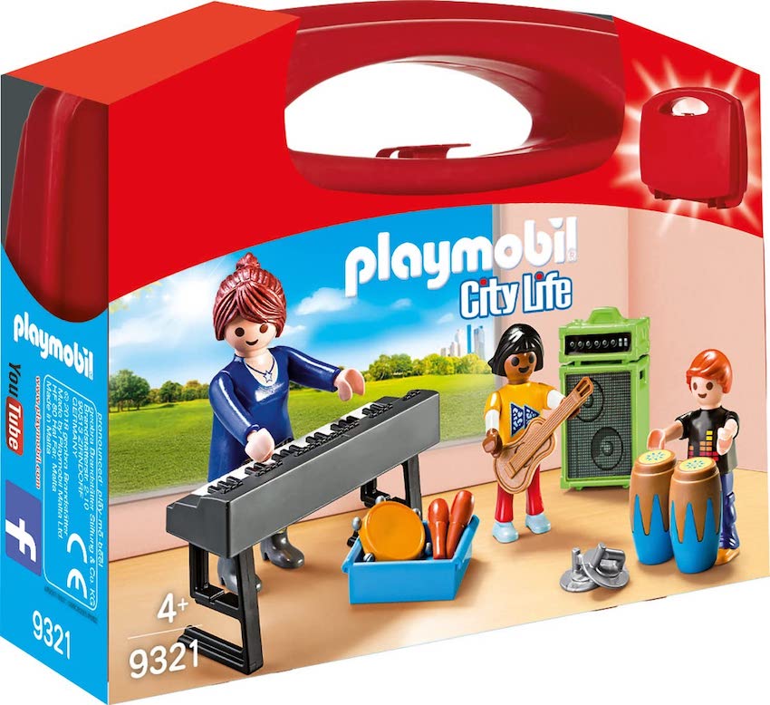 Valisette cours de musique Playmobil à 6 € sur Amazon