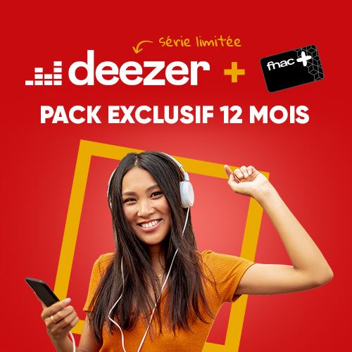 1 an de Fnac+ et Deezer Premium pour 60 €