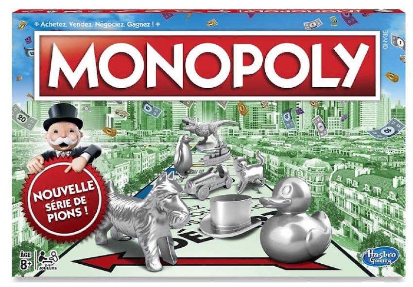 Jeu Monopoly Classique à 13,46 € via remise fidélité chez Auchan