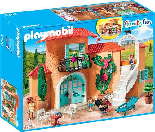 Coffret Playmobil Family Fun La villa de vacances à 25,50 € sur la Fnac