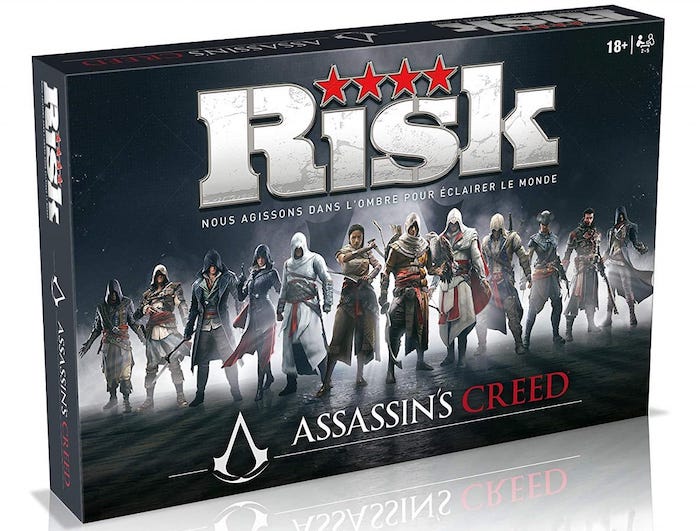 Jeu Risk Assassin’s Creed à 13,60 € via remise fidélité chez Auchan
