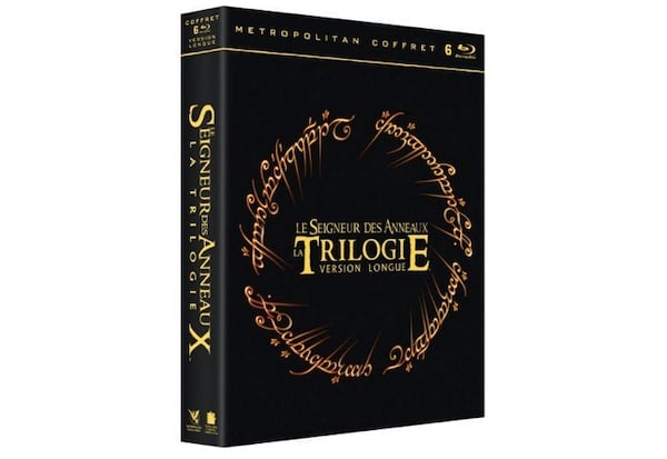 Coffret Blu-ray la Trilogie du Seigneur des Anneaux en version longue à 25 € sur Amazon