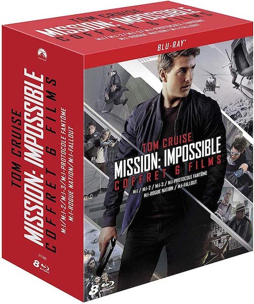 Coffret Blu-Ray Mission Impossible L’intégrale à 21,99 € sur Amazon