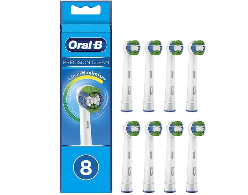 Kit de 8 brossettes de rechange Oral-B Precision Clean à 16,07 € sur Amazon