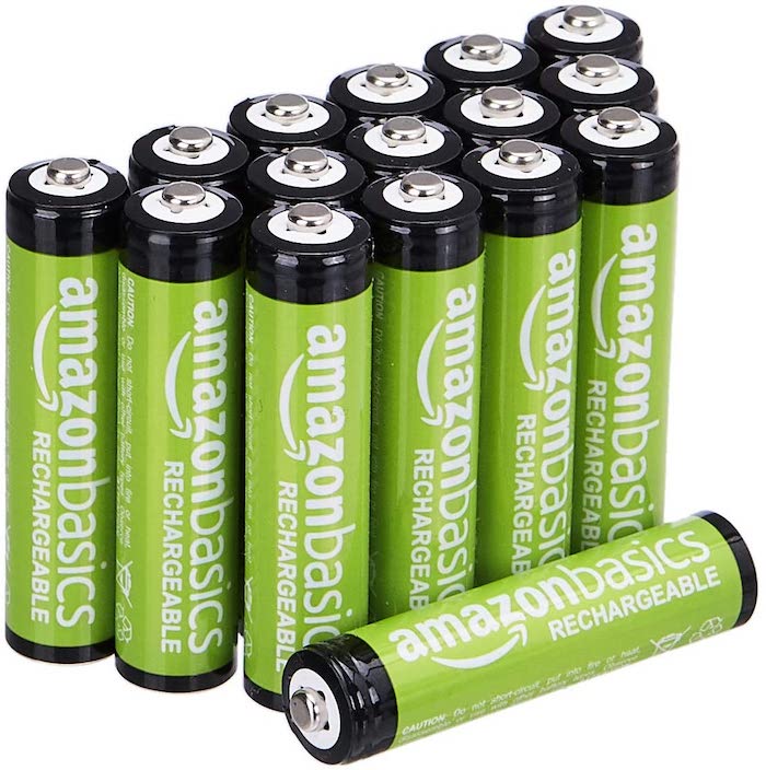 Lot de 16 piles rechargeables AAA pré-chargées à 13,48 € sur Amazon