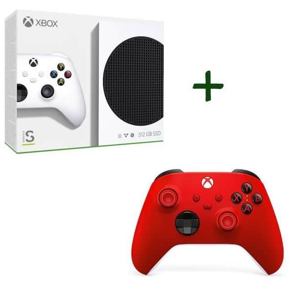 Pack Xbox Series S + 2e manette nouvelle génération rouge à 319,99 € sur Cdiscount