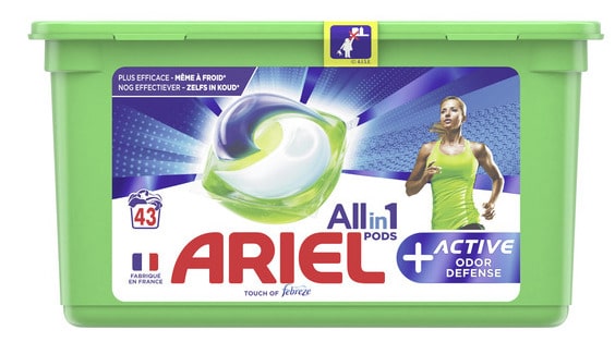 80 % de remise fidélité sur les capsules de lessive Ariel chez Carrefour