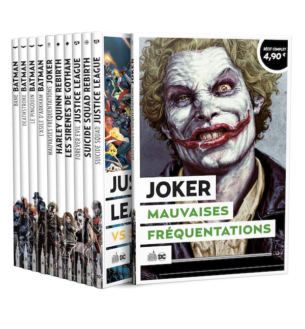 Pack de 10 titres DC Comics Vilains à 49 € sur Amazon
