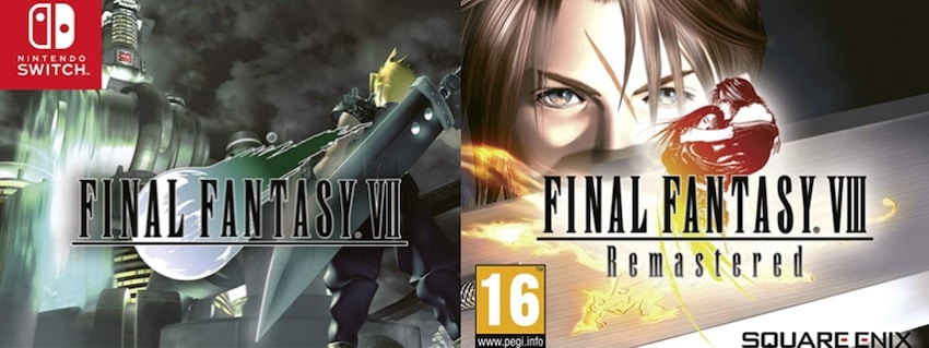 Pack Final Fantasy VII et Final Fantasy VIII Remastered à 24,99 € sur Amazon