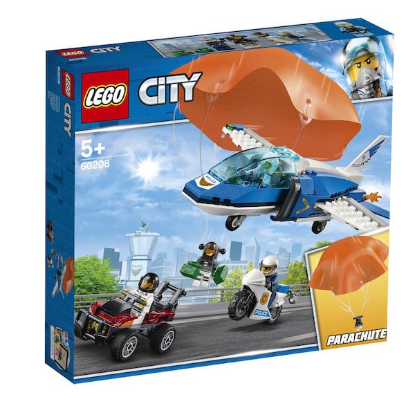 Coffret LEGO City L’arrestation en parachute à moitié prix chez Carrefour