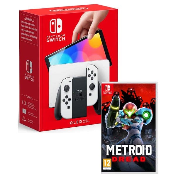 Pack Nintendo Switch OLED + Metroid Dread à 359,99 € sur Auchan