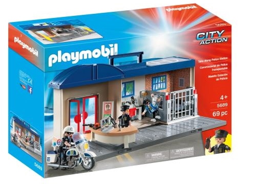 Commissariat de police transportable Playmobil City Action à 24.74 € sur la Fnac