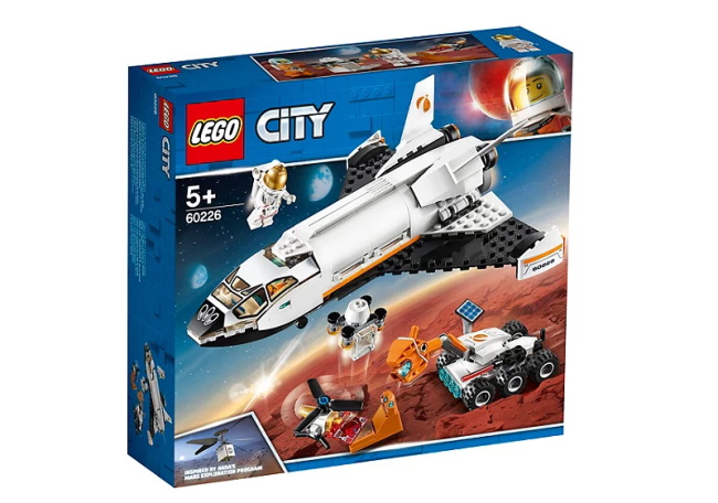 La boîte Lego City La Navette Spatiale 60226 à 17,92 € avec la carte Leclerc