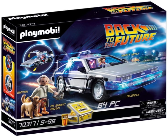 Boîte Playmobil 70317 la Delorean de Retour vers le futur à 33,74 € sur Amazon